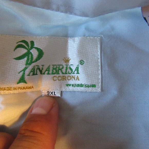 Mens Vtg Panabrisa Corona Guayabera Linen Shirt Sz 3XL - Picture 5 of 6
